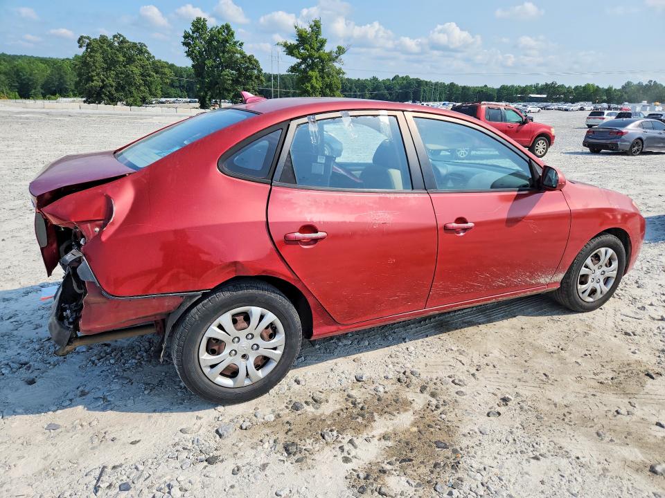 2010 Hyundai Elantra VIN KMHDU4AD2AU952504 COPART salvage auction — REAR END, Ga - Cert Of Title-Salvage, sold $425 on 2026-07-29 (photo 3)