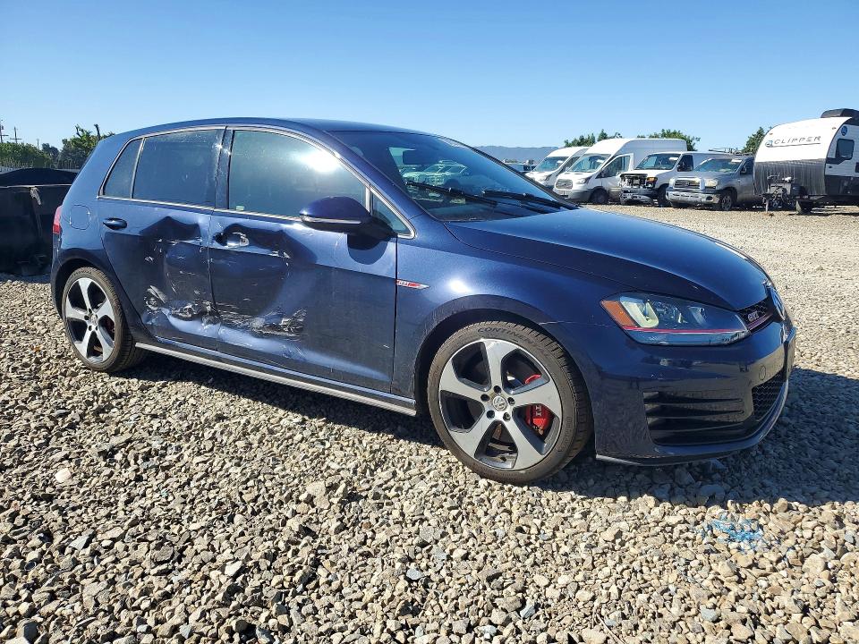 2016 Volkswagen Gti VIN 3VW447AU3GM022921 COPART salvage auction — SIDE, Ca - Salvage Certificate, sold $6,200 on 2026-07-07 (photo 4)