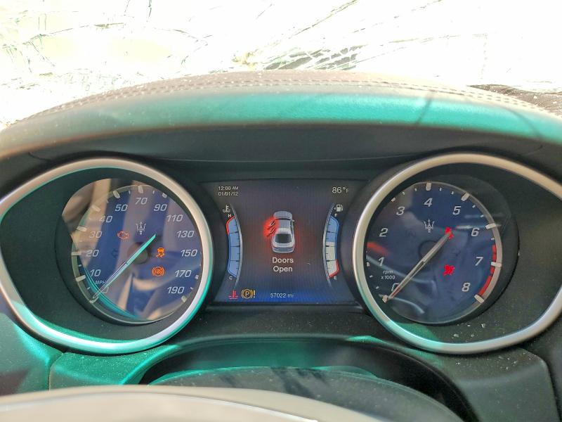 2014 Maserati VIN ZAM57RTA3E1086525 COPART salvage auction — FRONT END, Ca - Dis/Dlr/Exp Only Clean Title (P), sold $1,700 on 2026-07-23 (photo 9)