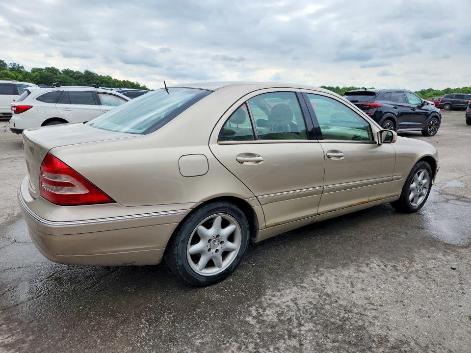 2003 Mercedes-benz C class VIN WDBRF61J23A405676 COPART salvage auction — FRONT END, PA - CERT OF TITLE, sold $500 on 2026-07-02 (photo 4)