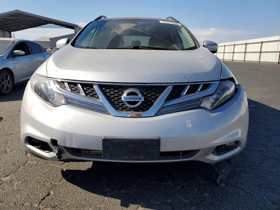 2013 Nissan Murano VIN JN8AZ1MU2DW204450 COPART salvage auction — FRONT END, MT - DIS/DLR/EXP ONLY CLEAN TITLE, sold $625 on 2026-07-30 (photo 5)
