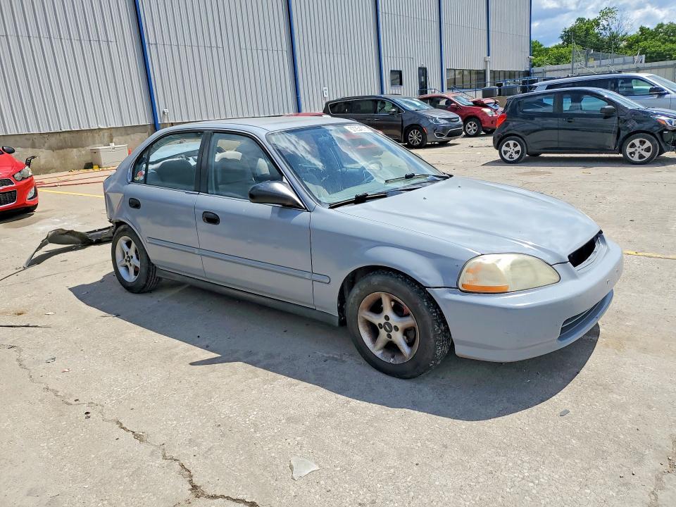 1997 Honda Civic VIN JHMEJ6573VS016599 COPART salvage auction — REAR END, Ky - Cert Of Title-Salvage, sold $300 on 2026-07-22 (photo 4)