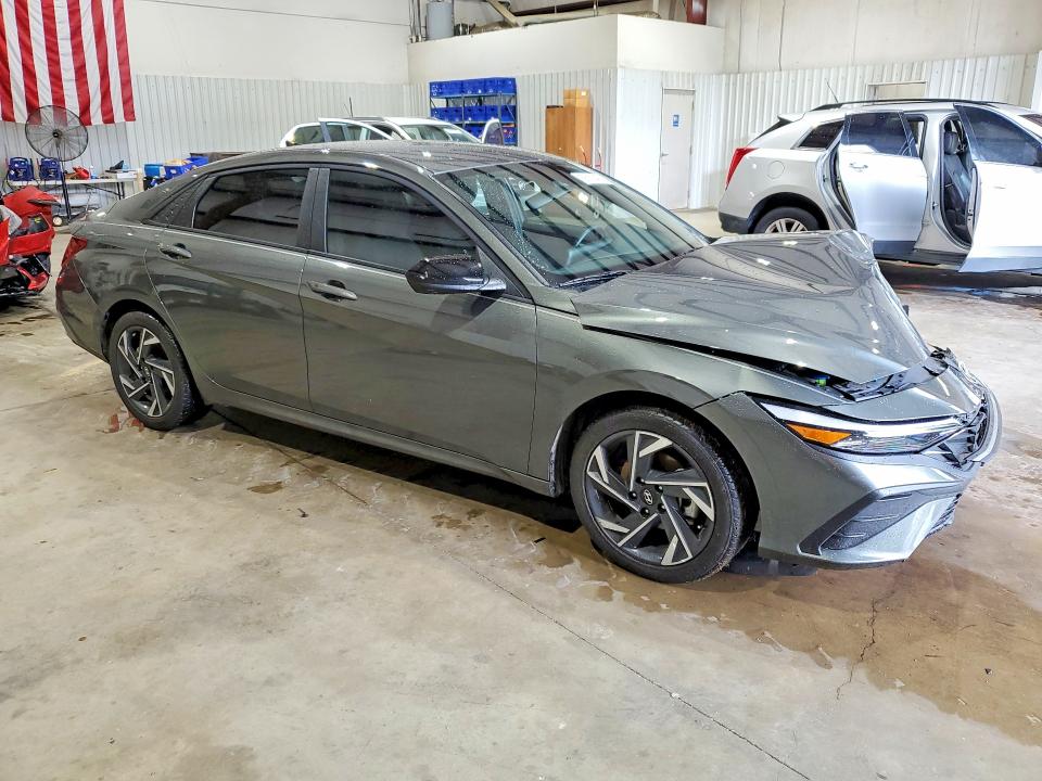 2025 Hyundai Elantra VIN KMHLM4DG3SU056960 COPART salvage auction — FRONT END, Tx - Salvage Vehicle Title, sold $3,950 on 2026-07-20 (photo 4)