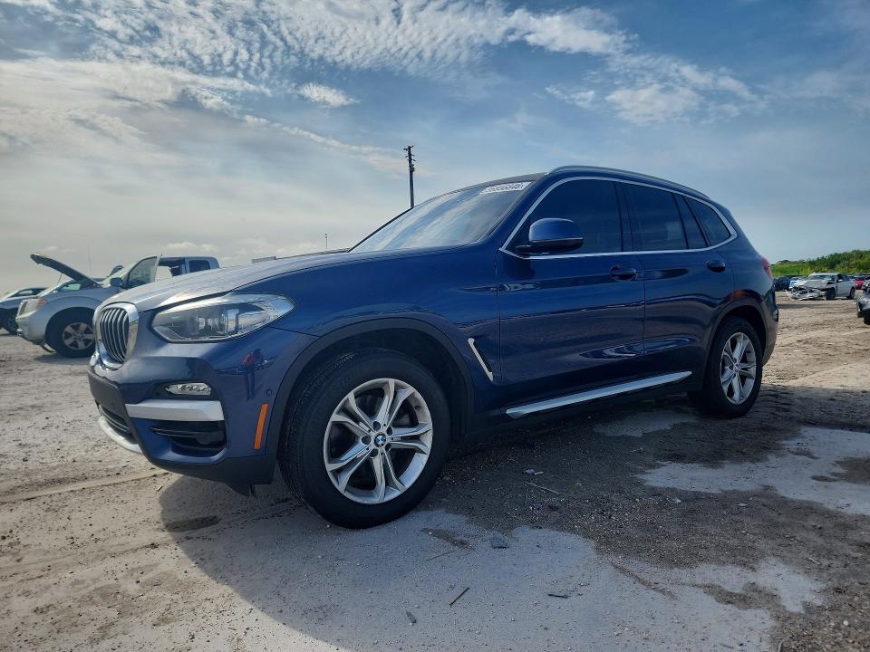 2019 BMW X3 VIN 5UXTR9C53KLE18974 COPART salvage auction — MINOR DENT/SCRATCHES, Fl - Certificate Of Title, sold $4,400 on 2026-07-02 (photo 1)