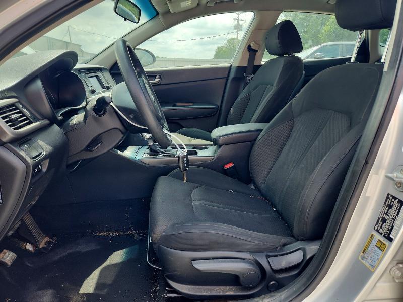 2016 Kia Optima VIN 5XXGT4L34GG019467 COPART salvage auction — MECHANICAL, Nc - Dealer Only Clean Title, sold $800 on 2026-07-22 (photo 7)
