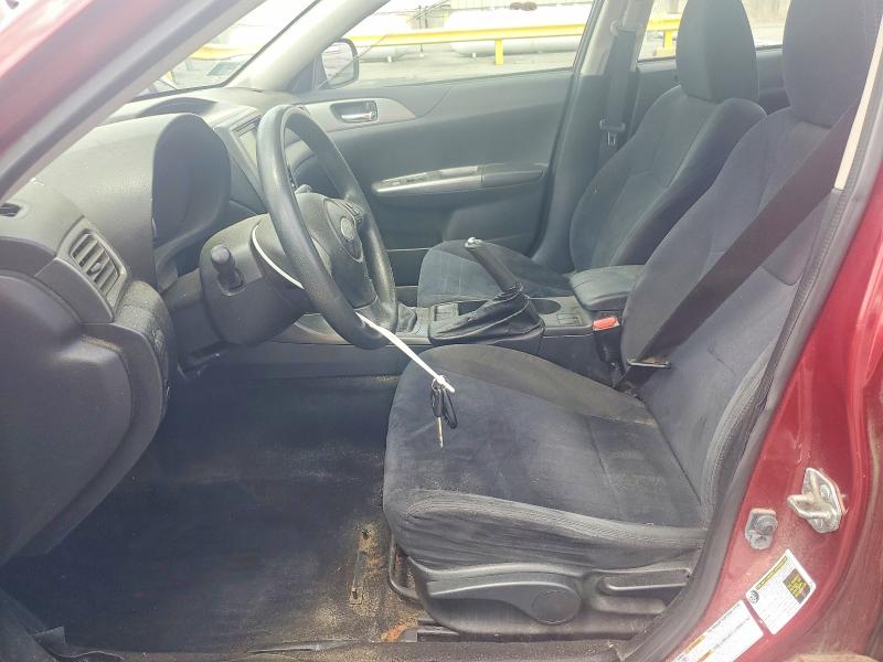 2011 Subaru Impreza VIN JF1GE6A62BG521744 COPART salvage auction — FRONT END, Ri - Salvage Certificate Of Title, sold $475 on 2026-07-16 (photo 7)