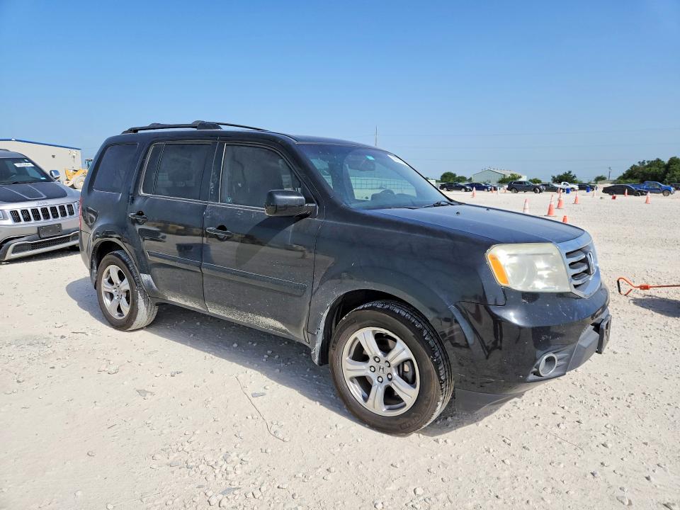 2012 Honda Pilot VIN 5FNYF3H75CB036826 COPART salvage auction — SIDE, Tx - Salvage Vehicle Title, sold $1,650 on 2026-07-09 (photo 4)