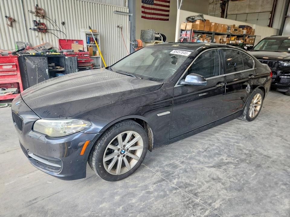 2014 BMW 5er VIN WBA5B1C51ED477661 COPART salvage auction — HAIL, Ne - Cert Of Title-Salvage, sold $1,800 on 2026-07-07 (photo 1)