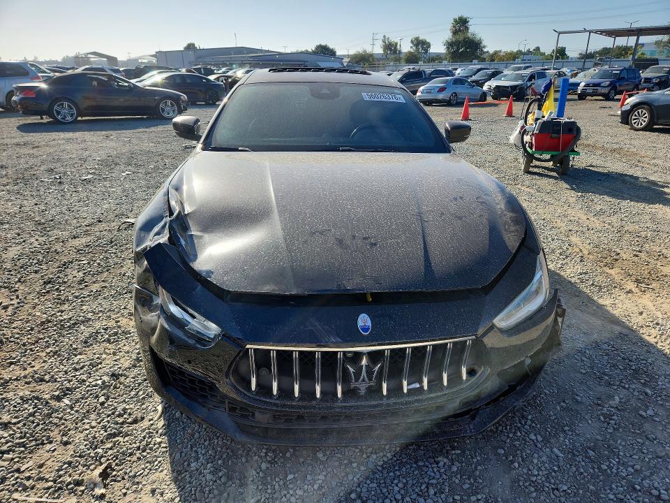 2021 Maserati Ghibli VIN ZAM57XSL4M1362779 COPART salvage auction — FRONT END, CA - SALVAGE CERTIFICATE, sold $2,600 on 2026-07-25 (photo 5)