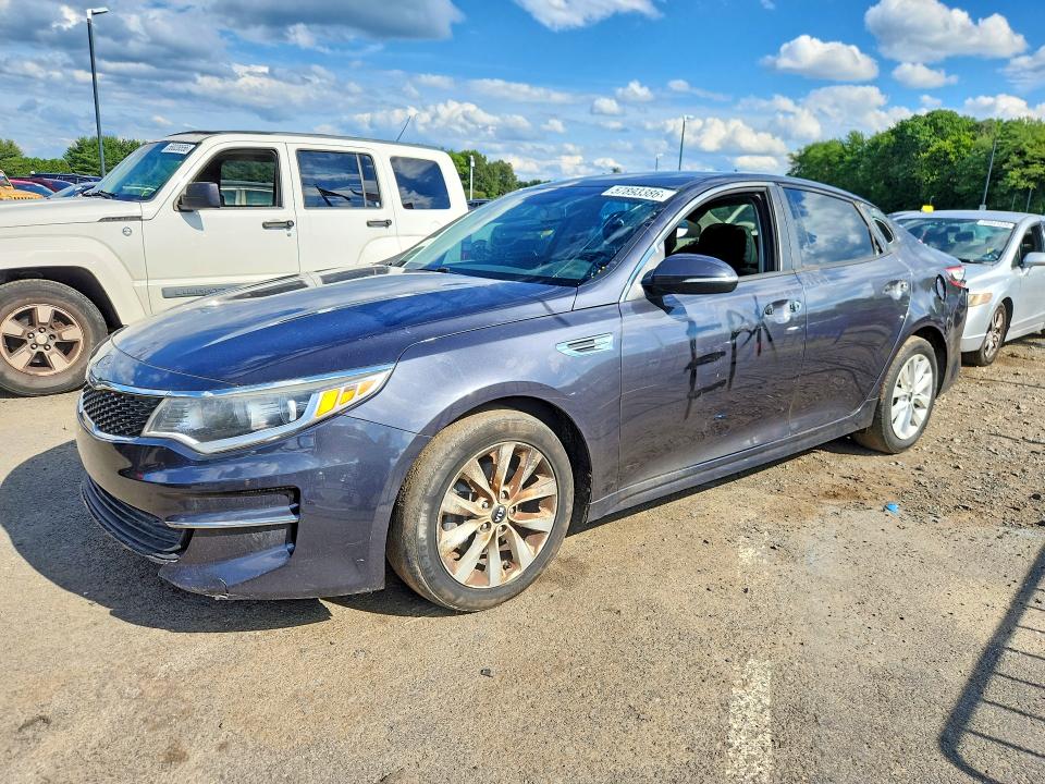 2017 Kia VIN 5XXGT4L37HG123792 COPART salvage auction — VANDALISM, Fl - Certificate Of Title, sold $1,700 on 2026-07-31 (photo 1)