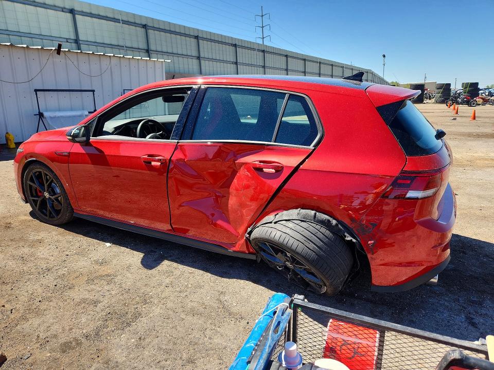 2024 Volkswagen Gti VIN WVWHA7CD8RW230385 COPART salvage auction — REAR END, Nm - Cert Of Title-Salvage, sold $7,500 on 2026-07-27 (photo 2)
