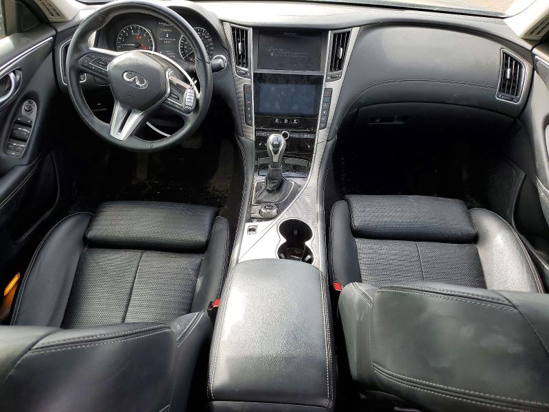 2018 Infiniti Q50 VIN JN1EV7AR6JM611709 COPART salvage auction — REAR END, Ab - Bos - Salvage, sold $3,850 on 2026-07-21 (photo 8)