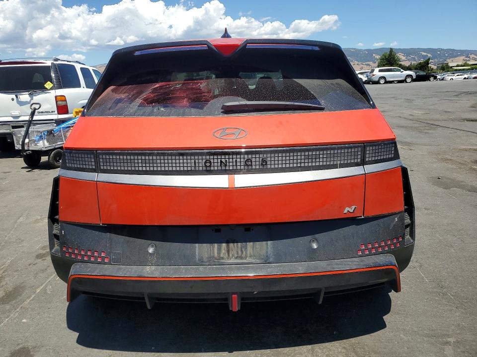 2025 Hyundai Ioniq VIN KM8KNDA85SU003389 COPART salvage auction — FRONT END, CA - SALVAGE CERTIFICATE, sold $10,200 on 2026-07-28 (photo 6)