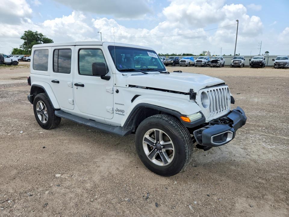 2018 Jeep Wrangler / VIN 1C4HJXEG5JW245793 COPART salvage auction — FRONT END, TX - SALVAGE VEHICLE TITLE (P), sold $11,300 on 2026-07-29 (photo 4)