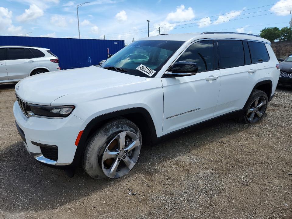 2021 Jeep Grand cherokee l VIN 1C4RJKBG4M8172761 — COPART salvage auction photo