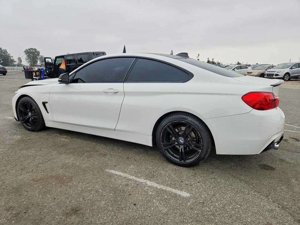 2015 BMW 4er VIN WBA3N7C5XFK223140 COPART salvage auction — FRONT END, Ca - Salvage Certificate, sold $2,300 on 2026-07-16 (photo 2)