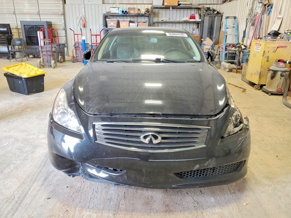2009 Infiniti G37 VIN JNKCV64E09M606880 COPART salvage auction — FRONT END, Tx - Salvage Vehicle Title, sold $1,550 on 2026-07-31 (photo 5)