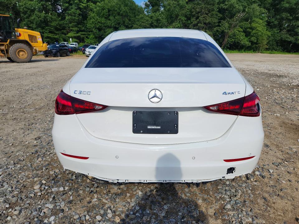 2023 Mercedes-benz C-klasse VIN W1KAF4HB4PR138510 COPART salvage auction — FRONT END, In - Certificate Of Title, sold $16,500 on 2026-07-08 (photo 6)