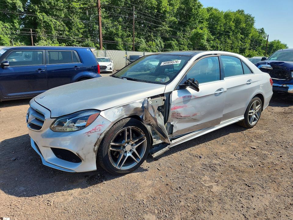2014 Mercedes-benz E-klasse VIN WDDHF8JB0EB041441 COPART salvage auction — SIDE, Pa - Certificate Of Salvage, sold $4,700 on 2026-07-06 (photo 1)