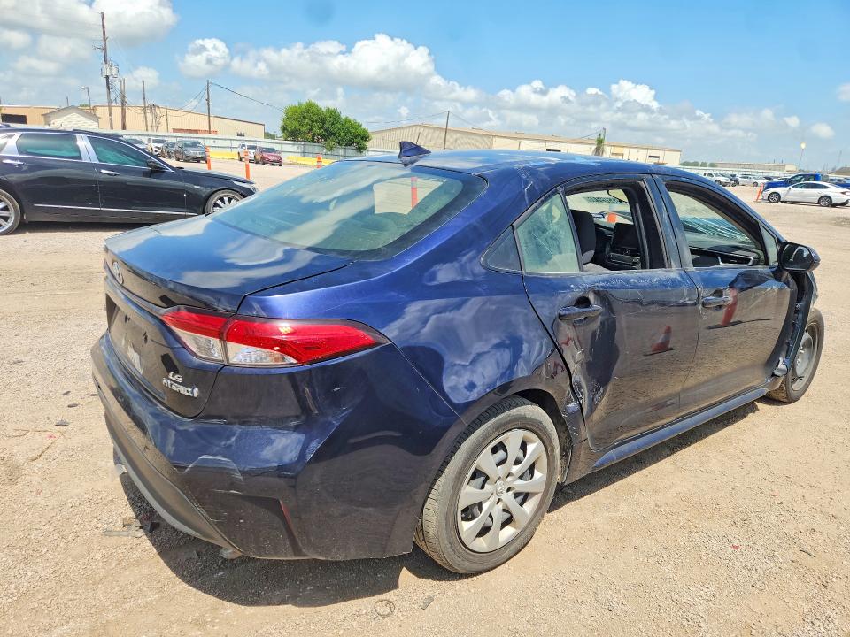2023 Toyota Corolla VIN JTDBCMFE7PJ011883 COPART salvage auction — FRONT END, Tx - Nonrepairable Title, sold $100 on 2026-07-09 (photo 3)