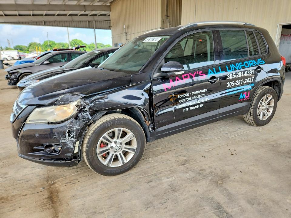 2009 Volkswagen Tiguan VIN WVGAV75N19W501214 COPART salvage auction — FRONT END, Fl - Cert Of Title Slvg Rebuildable, sold $475 on 2026-07-29 (photo 1)
