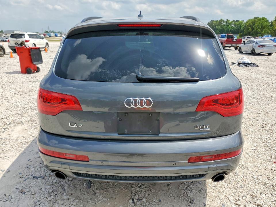 2014 Audi Q7 VIN WA1DGAFE6ED015733 COPART salvage auction — SIDE, Tx - Salvage Vehicle Title, sold $1,450 on 2026-07-24 (photo 6)