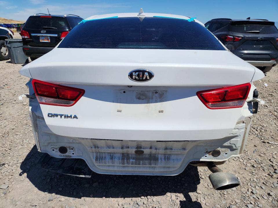 2017 Kia Optima VIN 5XXGT4L34HG121059 COPART salvage auction — REAR END, Ut - Salvage Certificate, sold $1,600 on 2026-07-02 (photo 6)