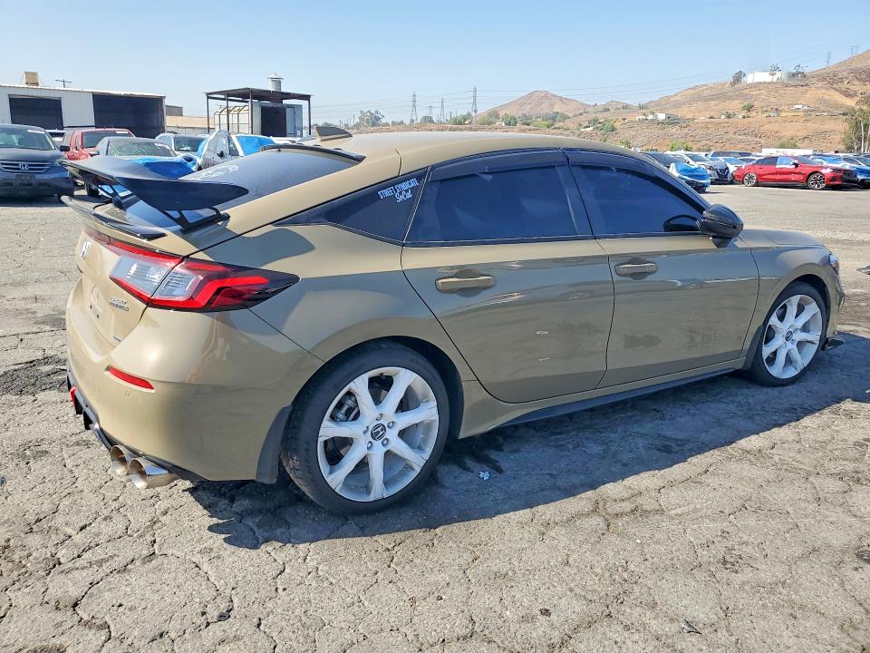 2025 Honda Civic VIN JHMFL4H9XSX002701 COPART salvage auction — SIDE, Ca - Salvage Certificate, sold $5,300 on 2026-07-27 (photo 3)