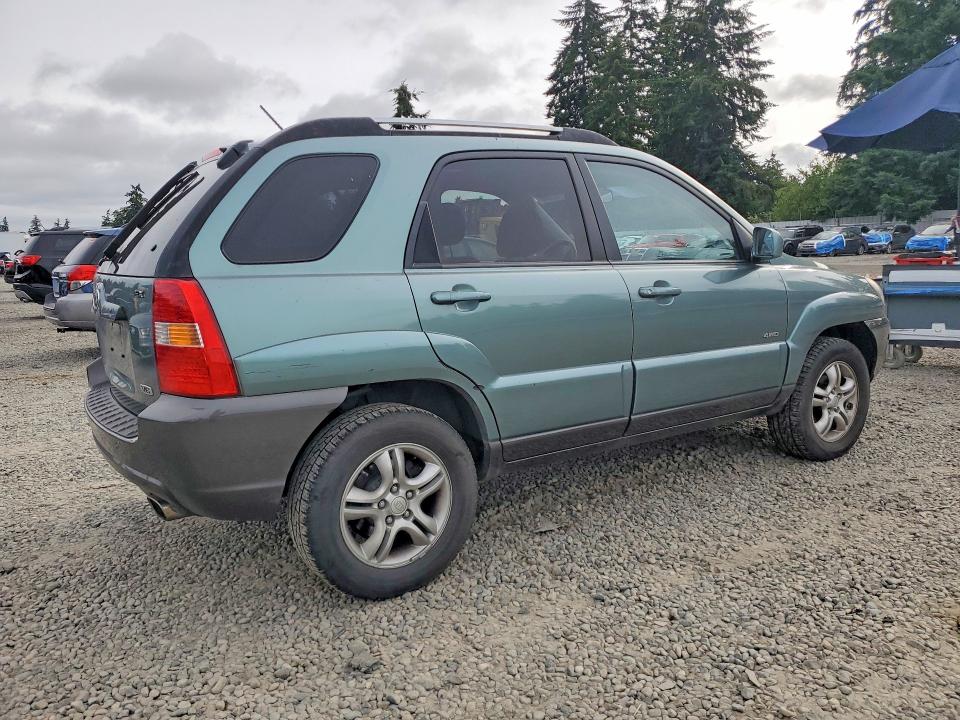 2006 Kia Sportage VIN KNDJE723767249482 COPART salvage auction — MECHANICAL, WA - VEHICLE CERT OF OWNERSHIP-TITL, sold $475 on 2026-07-24 (photo 3)