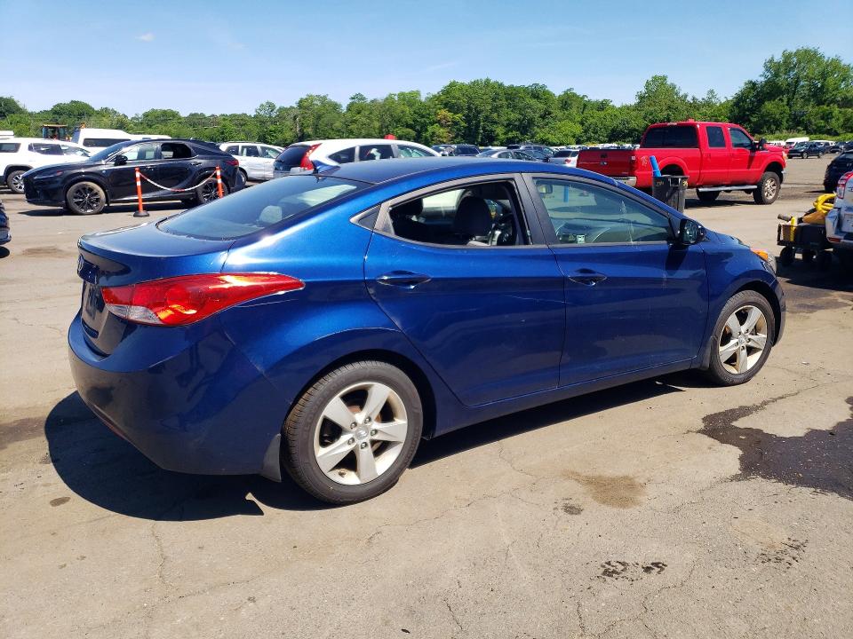 2013 Hyundai Elantra VIN KMHDH4AE2DU503275 COPART salvage auction — SIDE, Ct - Cert Of Title-Salvage, sold $675 on 2026-07-17 (photo 3)