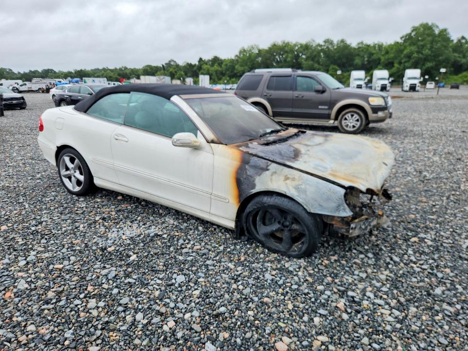2005 Mercedes-benz Clk-klasse VIN WDBTK65G45T045303 COPART salvage auction — Burn Engine, Ga - Salvage/Fire Damage, sold $200 on 2026-07-28 (photo 4)