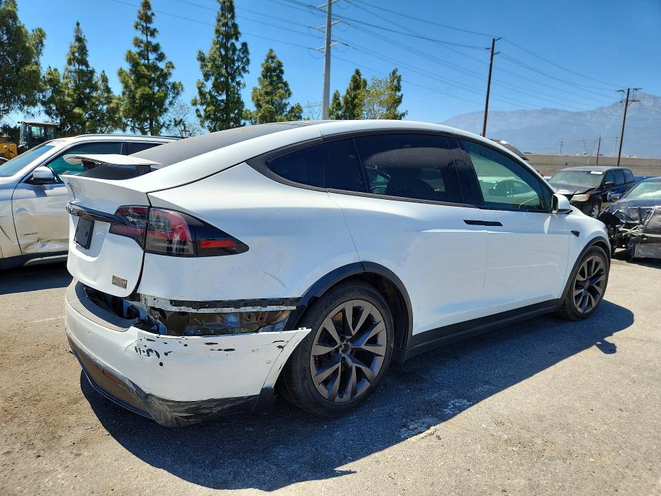 2022 Tesla Model x VIN 7SAXCDE56NF351556 COPART salvage auction — REAR END, Wa - Bill Of Sale (P), sold $14,000 on 2026-07-14 (photo 3)