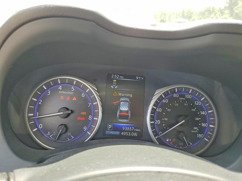 2016 Infiniti VIN JN1EV7APXGM306530 COPART salvage auction — FRONT END, Sc - Cert Of Title-Salvage, sold $2,650 on 2026-07-27 (photo 9)