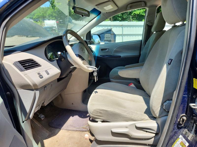 2011 Toyota Sienna VIN 5TDZK3DC0BS131128 COPART salvage auction — MECHANICAL, Vt - Certificate Of Title, sold $1,350 on 2026-07-20 (photo 7)