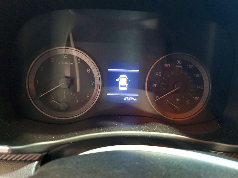 2019 Hyundai Tucson VIN KM8J3CAL4KU993435 COPART salvage auction — FRONT END, Pa - Certificate Of Salvage, sold $3,450 on 2026-07-16 (photo 9)