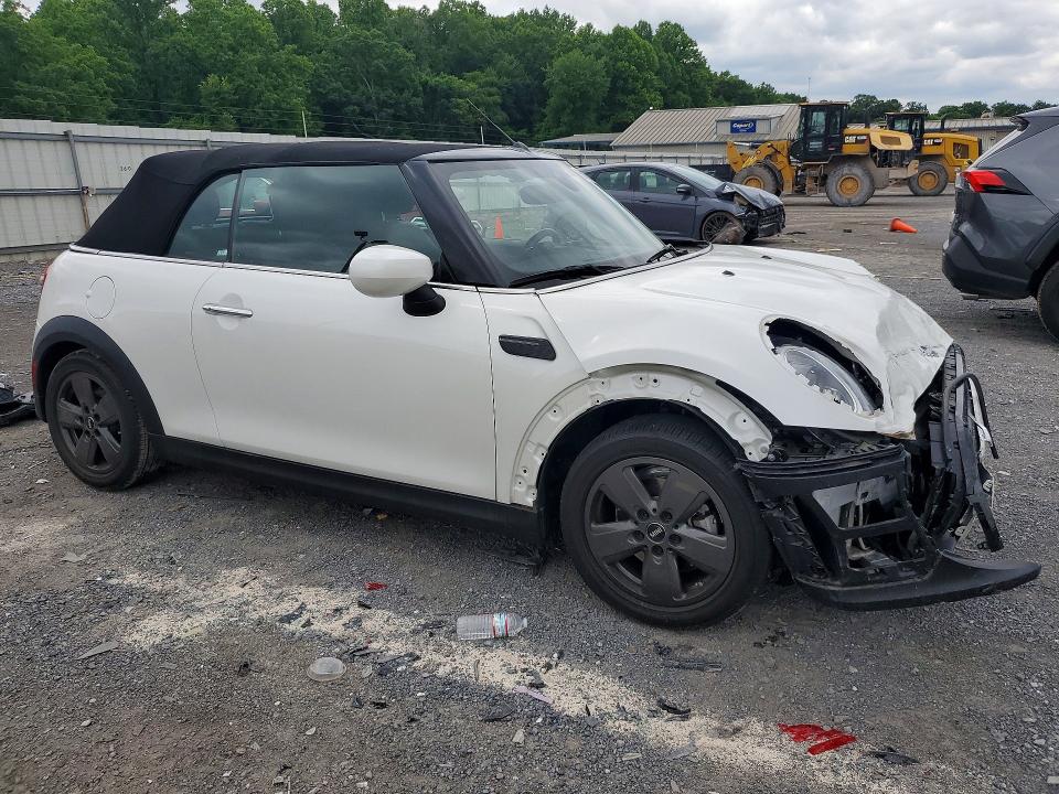 2024 Mini Cooper VIN WMW23DL08R3R81870 COPART salvage auction — FRONT END, Pa - Certificate Of Salvage, sold $4,850 on 2026-07-09 (photo 4)
