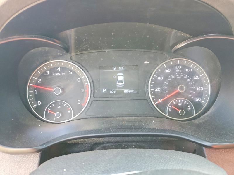 2019 Kia VIN 5XXGT4L32KG363176 COPART salvage auction — FRONT END, Ca - Salvage Certificate, sold $1,600 on 2026-07-24 (photo 9)