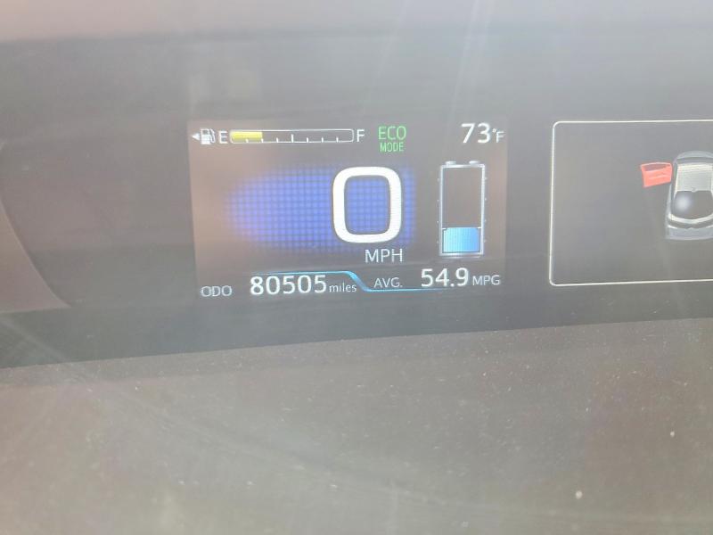 2021 Toyota Prius VIN JTDKAMFP4M3181819 COPART salvage auction — FRONT END, Ca - Salvage Certificate, sold $4,650 on 2026-07-14 (photo 9)