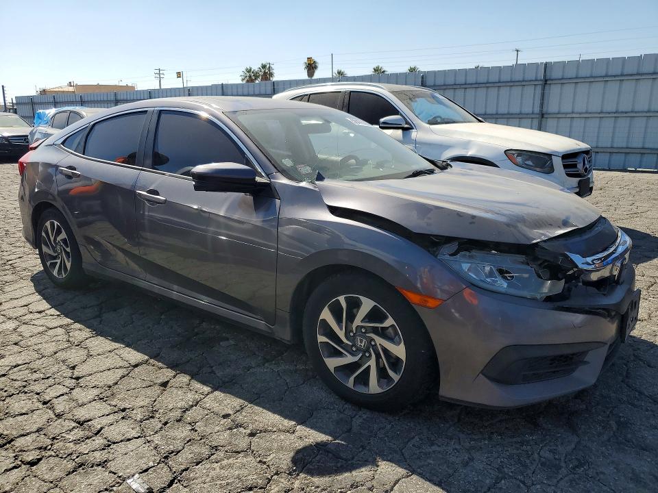 2016 Honda Civic VIN 2HGFC2F79GH541976 COPART salvage auction — FRONT END, Ca - Salvage Certificate, sold $4,300 on 2026-07-02 (photo 4)