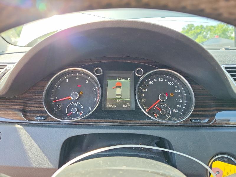 2013 Volkswagen Passat cc VIN WVWGU7AN9DE553163 COPART salvage auction — FRONT END, Ct - Cert Of Title-Salvage, sold $450 on 2026-07-10 (photo 9)
