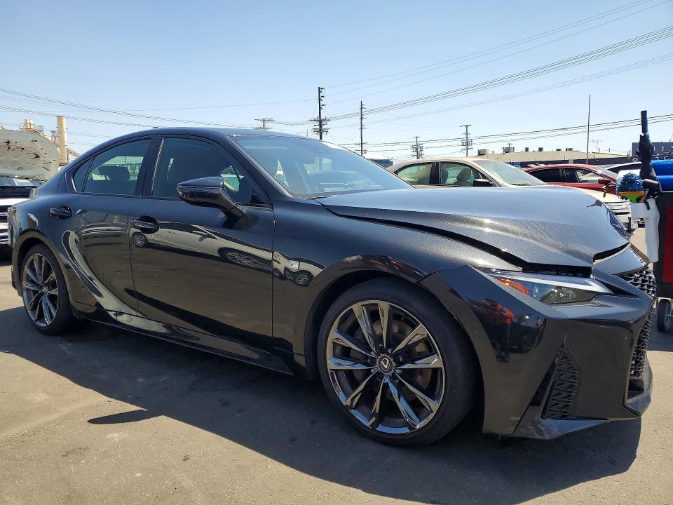 2025 Lexus Is VIN JTHGZ1B26S5084984 COPART salvage auction — FRONT END, Ca - Salvage Certificate, sold $17,300 on 2026-07-06 (photo 4)