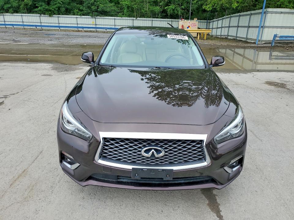 2019 Infiniti Q50 VIN JN1EV7AR2KM590200 COPART salvage auction — WATER/FLOOD, Pa - Certificate Of Salvage, sold $4,250 on 2026-07-02 (photo 5)