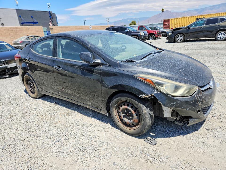 2016 Hyundai Elantra VIN KMHDH4AE8GU583752 COPART salvage auction — VANDALISM, Ca - Dis/Dlr/Exp Only Clean Title, sold $950 on 2026-07-15 (photo 4)