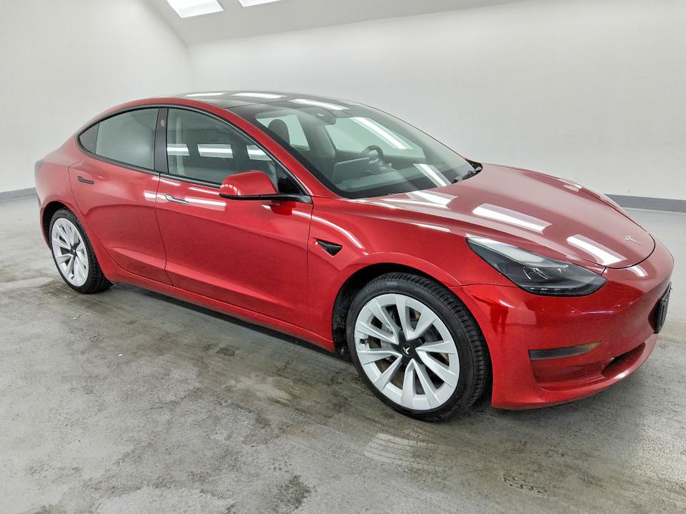 2022 Tesla Model 3 VIN 5YJ3E1EA7NF304568 COPART salvage auction — MECHANICAL, Ca - Certificate Of Title, sold $7,400 on 2026-07-06 (photo 4)