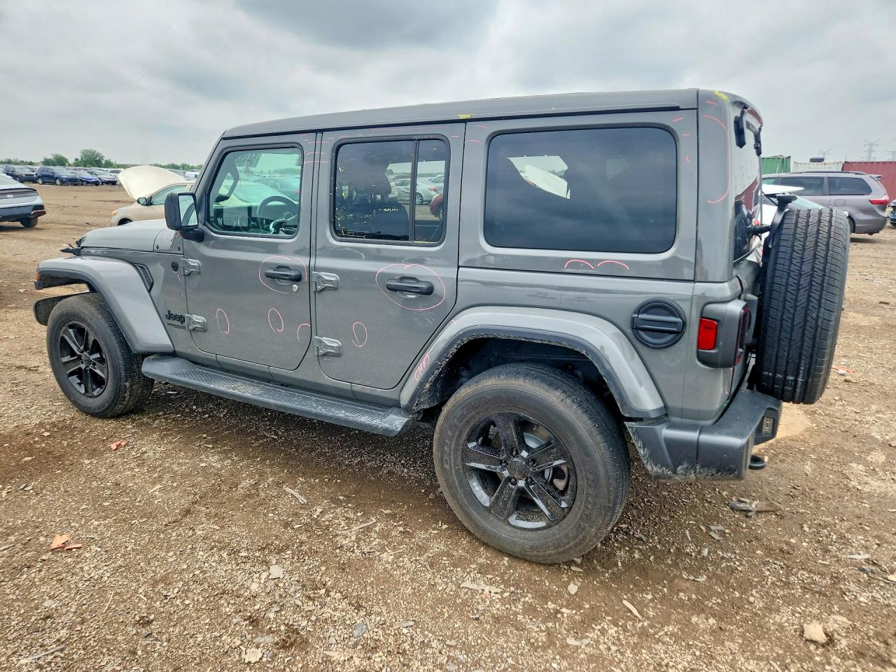 2020 Jeep Wrangler Unlimited VIN 1C4HJXEN2LW330558 COPART salvage auction — All Over, IL - SALVAGE CERTIFICATE, sold $8,800 on 2026-07-02 (photo 2)