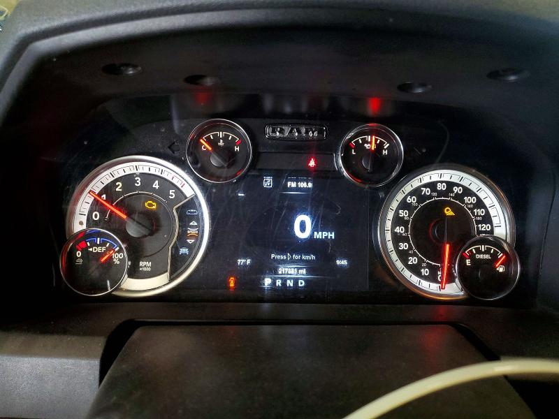 2018 Ram 1500 VIN 1C6RR7LMXJS353587 COPART salvage auction — MECHANICAL, Mn - Certificate Of Title (P), sold $2,000 on 2026-07-09 (photo 9)