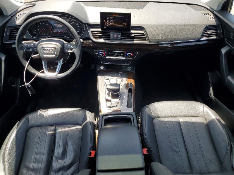2020 Audi Q5 VIN WA1ANAFY2L2068098 COPART salvage auction — FRONT END, Ca - Salvage Certificate, sold $7,000 on 2026-08-04 (photo 8)