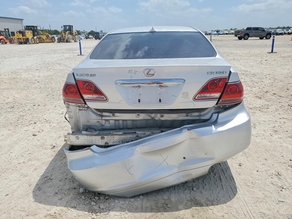 2005 Lexus Es 330 VIN JTHBA30G755083682 COPART salvage auction — REAR END, Tx - Salvage Vehicle Title, sold $675 on 2026-07-09 (photo 6)