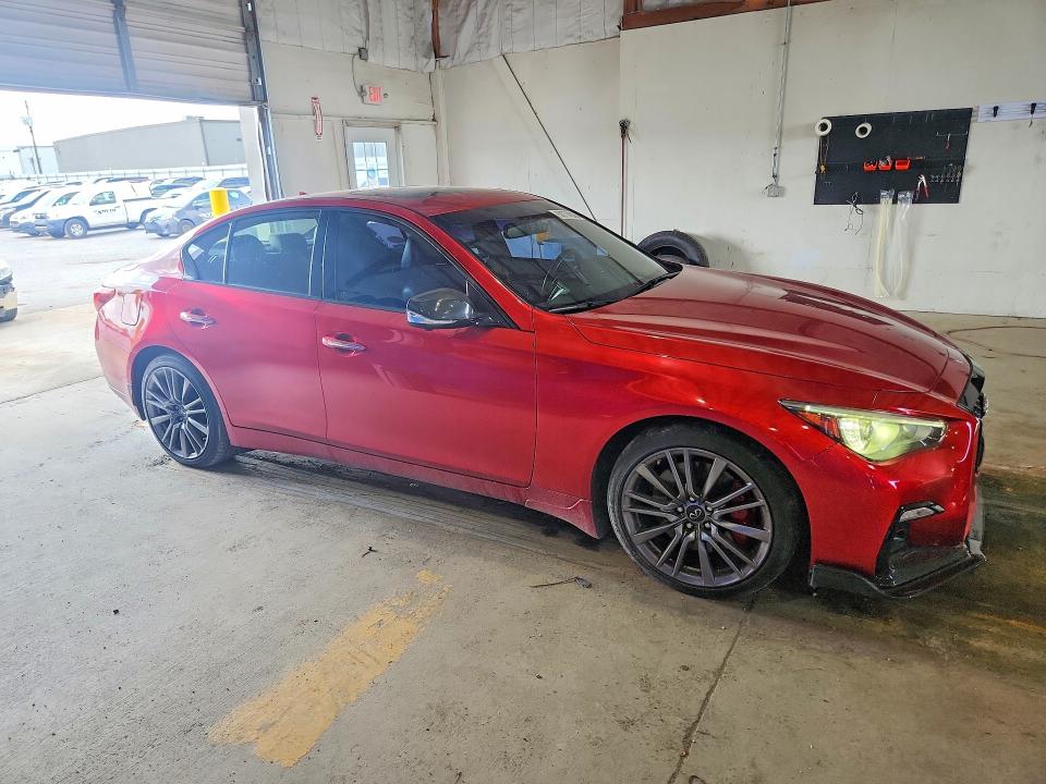 2021 Infiniti Q50 VIN JN1FV7DR4MM880490 COPART salvage auction — SIDE, Ky - Cert Of Title-Salvage, sold $8,700 on 2026-08-10 (photo 4)
