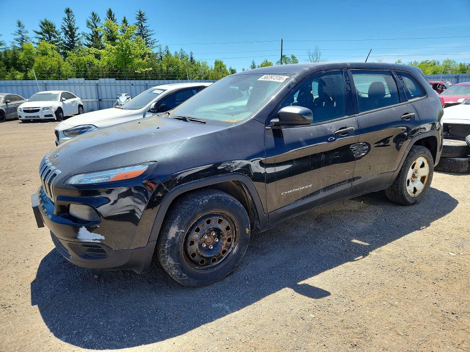 2014 Jeep VIN 1C4PJMAB4EW284739 COPART salvage auction — MINOR DENT/SCRATCHES, On - Permit No Brand - Unfit, sold $400 on 2026-07-03 (photo 1)